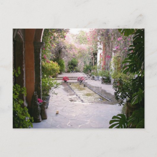 Carte Postale Cour du Mexique (Devant)