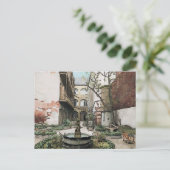 Carte Postale Cour du quartier français (Debout devant)