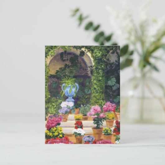 Carte Postale Cour espagnole (Debout devant)