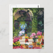 Carte Postale Cour espagnole (Devant / Derrière)