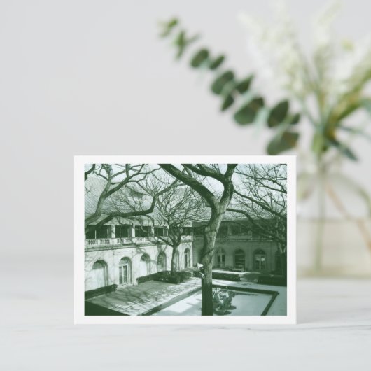 Carte Postale Cour intérieure à Chicago (Debout devant)