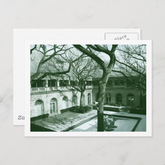 Carte Postale Cour intérieure à Chicago (Devant / Derrière)