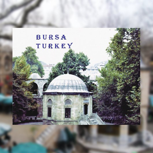 Carte Postale Cour intérieure du bazar de la soie à Bursa