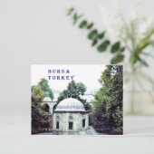 Carte Postale Cour intérieure du bazar de la soie à Bursa (Debout devant)