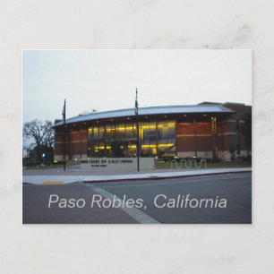 Carte postale : Cour supérieure, Paso Robles, Cali