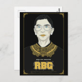 Carte Postale Cour suprême Ruth Bader Ginsburg (Devant / Derrière)