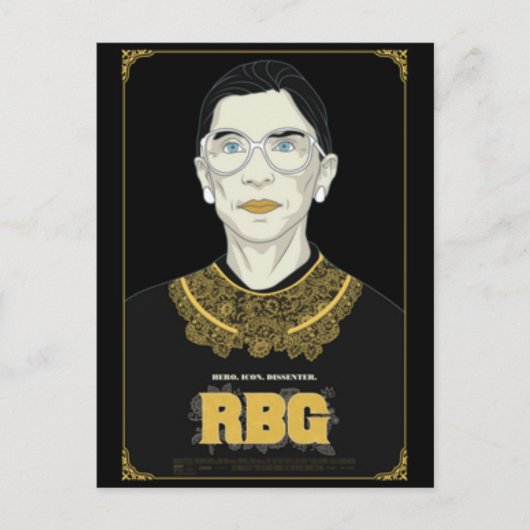 Carte Postale Cour suprême Ruth Bader Ginsburg (Devant)