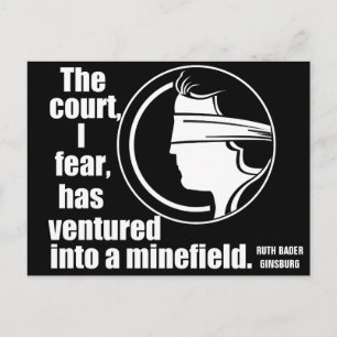 Carte Postale Cour Suprême Ruth Bader Ginsburg Pro Choice Citati