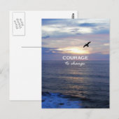 Carte Postale Courage à modifier (Devant / Derrière)