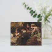 Carte Postale Courage, anxiété et désespoir, regarder la bataill (Debout devant)