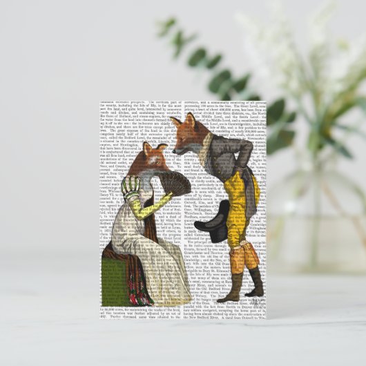 Carte Postale Courage des renards (Debout devant)