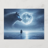 Carte postale Courage du guerrier silencieux (Devant)