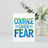 Carte Postale Courage sur la peur (Debout devant)