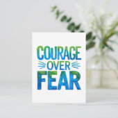 Carte Postale Courage sur la peur (Debout devant)