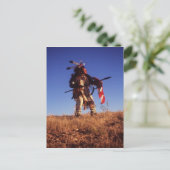 Carte postale courageuse d'Ute_Warrior (Debout devant)