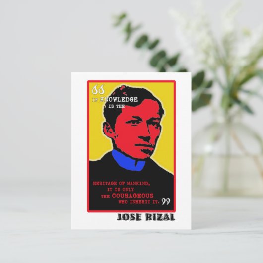 Carte Postale Courageux Rizal (Debout devant)