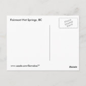 Carte Postale Courant d'hiver (Dos)
