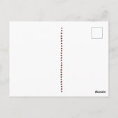 Carte Postale Courbe Berry Leaf spray photo Noël (Dos)