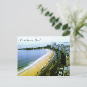 Carte Postale Courbe de Copacabana, Rio de Janeiro, Brésil (Debout devant)