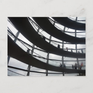 Carte Postale courbes du dôme du reichstag