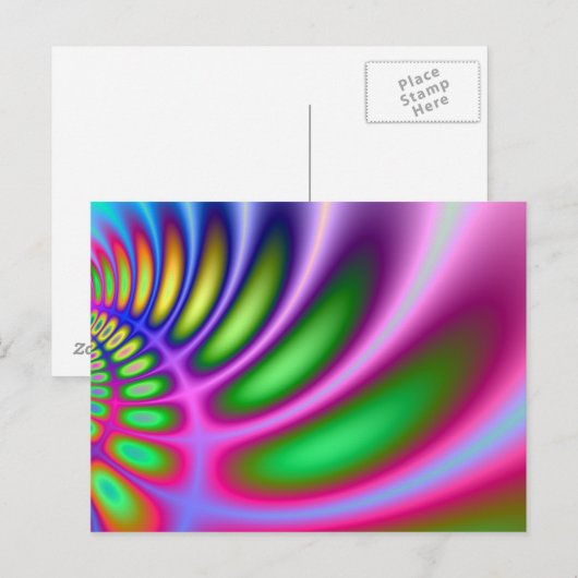 Carte Postale Courbure des couleurs (Devant / Derrière)