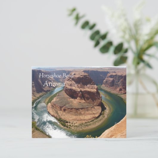 Carte Postale Courbure en fer à cheval (Debout devant)