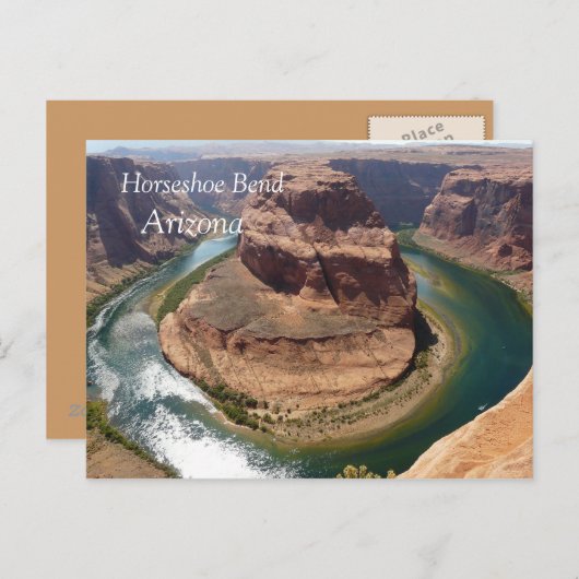 Carte Postale Courbure en fer à cheval (Devant / Derrière)