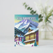 Carte Postale Courchevel : Éclat et Raffinement dans le Paradis  (Debout devant)