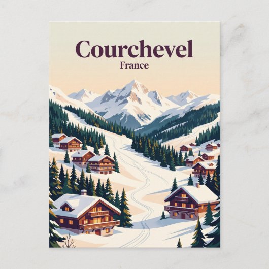 Carte Postale Courchevel France (Devant)