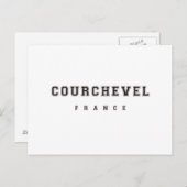 Carte Postale Courchevel France (Devant / Derrière)