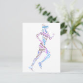 Carte Postale Coureur (Debout devant)
