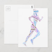 Carte Postale Coureur (Devant / Derrière)
