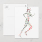Carte Postale Coureur (Devant / Derrière)