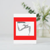 Carte Postale coureur (Debout devant)