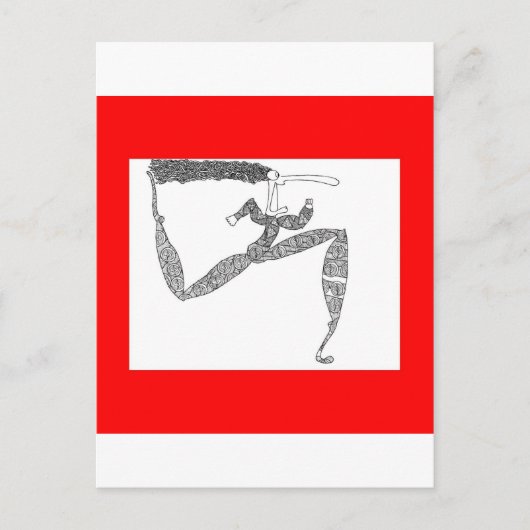 Carte Postale coureur (Devant)