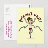 Carte Postale Coureur léger en Uniforme rouge (Devant / Derrière)