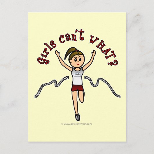 Carte Postale Coureur léger en Uniforme rouge (Devant)