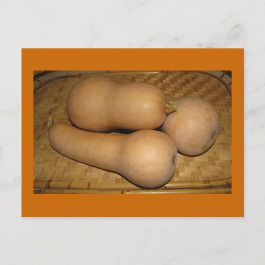 Carte Postale Courge de Butternut (Devant)