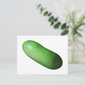 Carte Postale Courge verte (Melon d'hiver) (Debout devant)