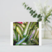 Carte Postale Courgettes croisées (Debout devant)
