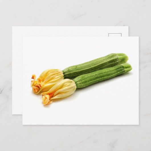 Carte Postale Courgettes triées (Devant / Derrière)