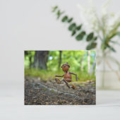 Carte Postale Courir Acorn Elf - sport (Debout devant)