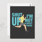 Carte Postale Courir - Je n'y suis pas presque (Devant / Derrière)