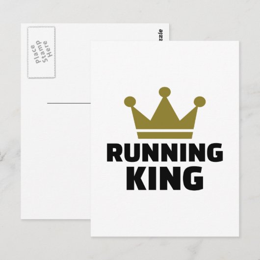 Carte Postale Courir King (Devant / Derrière)