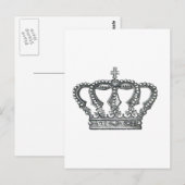 Carte Postale Couronne (Devant / Derrière)