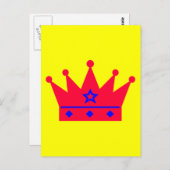 Carte Postale Couronne (Devant / Derrière)