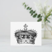 Carte Postale Couronne (Debout devant)