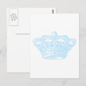 Carte Postale Couronne bleue (Devant / Derrière)