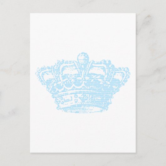 Carte Postale Couronne bleue (Devant)