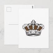 Carte Postale Couronne - Brown (Devant / Derrière)